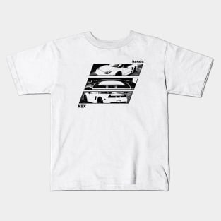 HONDA NSX Black 'N White Archive 2 Kids T-Shirt
